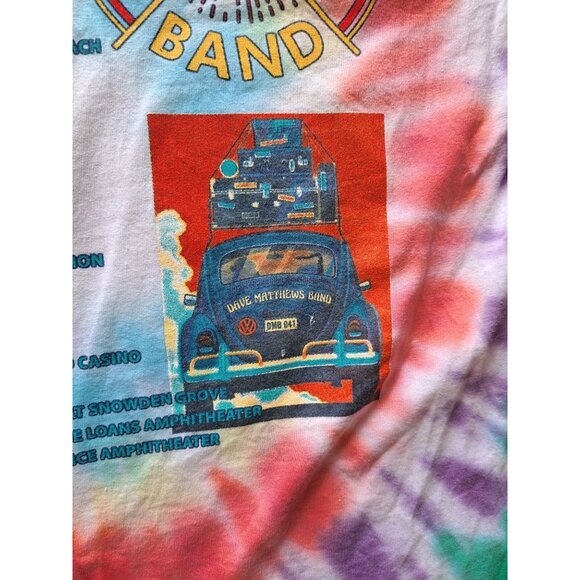 Dave Matthews Band 30th Anniversary Summer Tour 2021 Tie-Dye Concert T-Shirt L - Picture 9 of 10